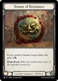 Tremor of Resistance #MPG012