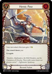 Heroic Pose (Red) #SUP057