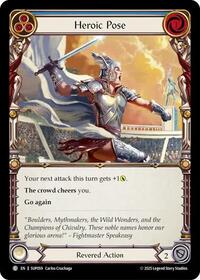 Heroic Pose (Blue) #SUP059