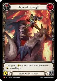 Show of Strength (Extended Art) #SUP128