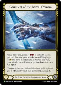 Gauntlets of the Boreal Domain (Golden) - FAB289 #FAB289