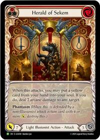 Herald of Sekem - LGS430 (Extended Art) #LGS430