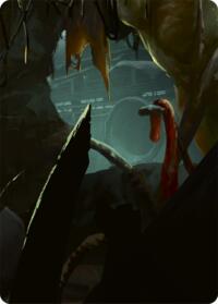 Riptide, Lurker of the Deep // Gravy Bones, Shipwrecked Looter Double Sided Art Card (Bottom Left)