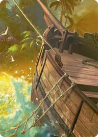 Treasure Island // High Seas Map Doubled Sided Art Card (Middle Right)