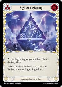 Sigil Of Lightning (Blue) #OMN200