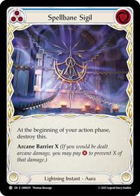 Spellbane Sigil (Blue) #OMN201