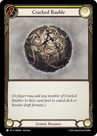 Cracked Bauble (Yellow) #OMN226