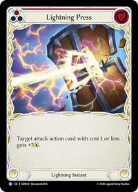 Lightning Press (Red) #SBA032