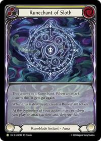 Runechant of Sloth (Yellow) #GEM182