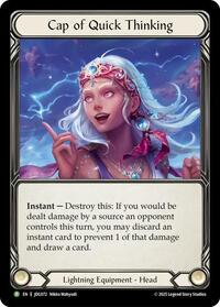 Cap of Quick Thinking - JDG072 #JDG072