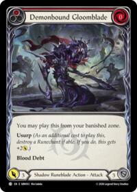 Demonbound Gloomblade (Red) #SBW012