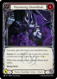 Murmuring Gloomblade (Red) #SBW015