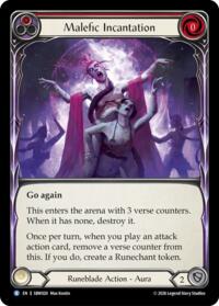 Malefic Incantation (Red) #SBW020