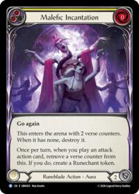 Malefic Incantation (Yellow) #SBW025
