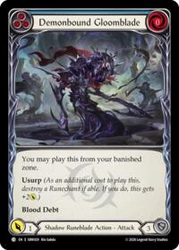 Demonbound Gloomblade (Blue) #SBW029
