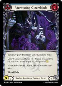 Murmuring Gloomblade (Blue) #SBW031