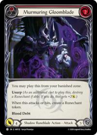 Murmuring Gloomblade (Red) #IAR132