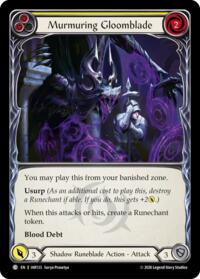 Murmuring Gloomblade (Yellow) #IAR133