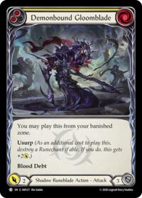 Demonbound Gloomblade (Yellow) #IAR127