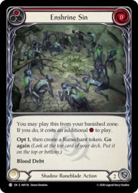 Enshrine Sin (Red) #IAR138