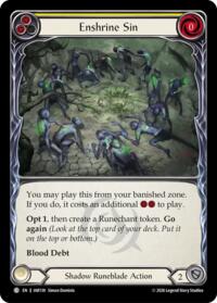 Enshrine Sin (Yellow) #IAR139