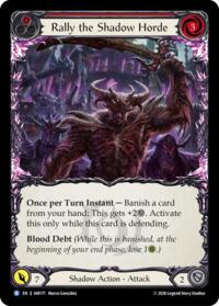 Rally the Shadow Horde (Red) #IAR171