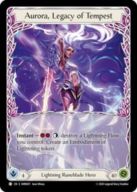 Aurora, Legacy of Tempest // Aurora, Emissary of Lightning #OMN047 // OMN048