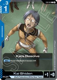 Kai's Resolve #ST01-013