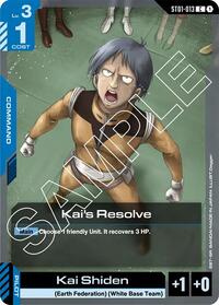 Kai's Resolve #ST01-013