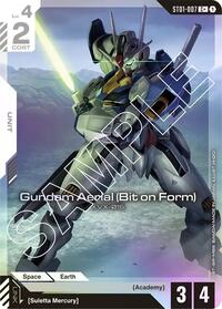Gundam Aerial (Bit on Form) (C+) #ST01-007