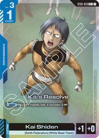 Kai's Resolve (C+) #ST01-013