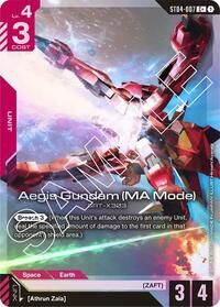 Aegis Gundam (MA Mode) (C+) #ST04-007