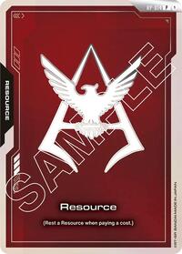 Resource (RP-014) (Char Aznable Emblem) #RP-014