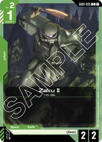 Zaku II #GD01-035