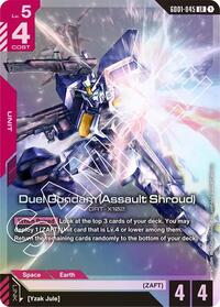 Duel Gundam (Assault Shroud) #GD01-045