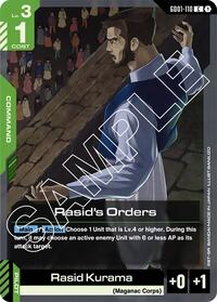 Rasid's Orders #GD01-110