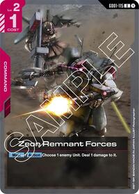 Zeon Remnant Forces #GD01-115