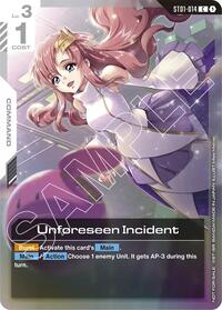 Unforeseen Incident (Store Tournament Participant Pack 01) #ST01-014