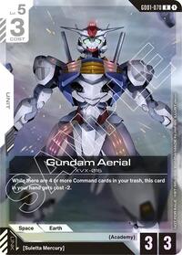 Gundam Aerial (Store Tournament Participant Pack 01) #GD01-070