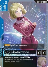 Sayla Mass (Store Tournament Participant Pack 01) #GD01-087