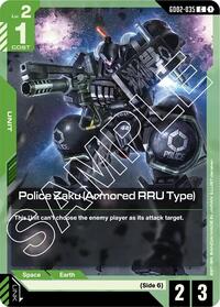 Police Zaku (Armored RRU Type) #GD02-035