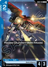 Raider Gundam (MA Mode) #GD02-019