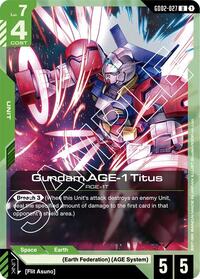 Gundam AGE-1 Titus (GD02-027) #GD02-027