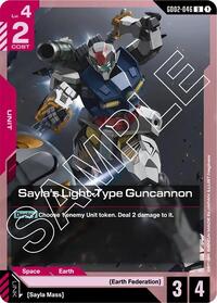 Sayla's Light-Type Guncannon #GD02-046