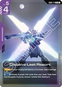 Decisive Last Resort #GD02-111