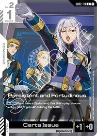 Persistent and Fortudinous #GD02-119