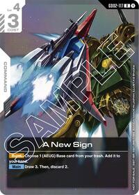 A New Sign (Newtype Challenge 2025 Mission 2) #GD02-117