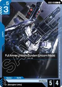 Full Armor Unicorn Gundam (Unicorn Mode) #GD03-016