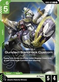 Gundam Sandrock Custom #GD03-025