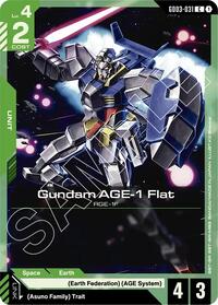 Gundam AGE-1 Flat #GD03-031